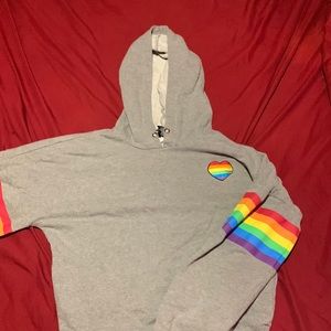 Pride Crop top hoodie